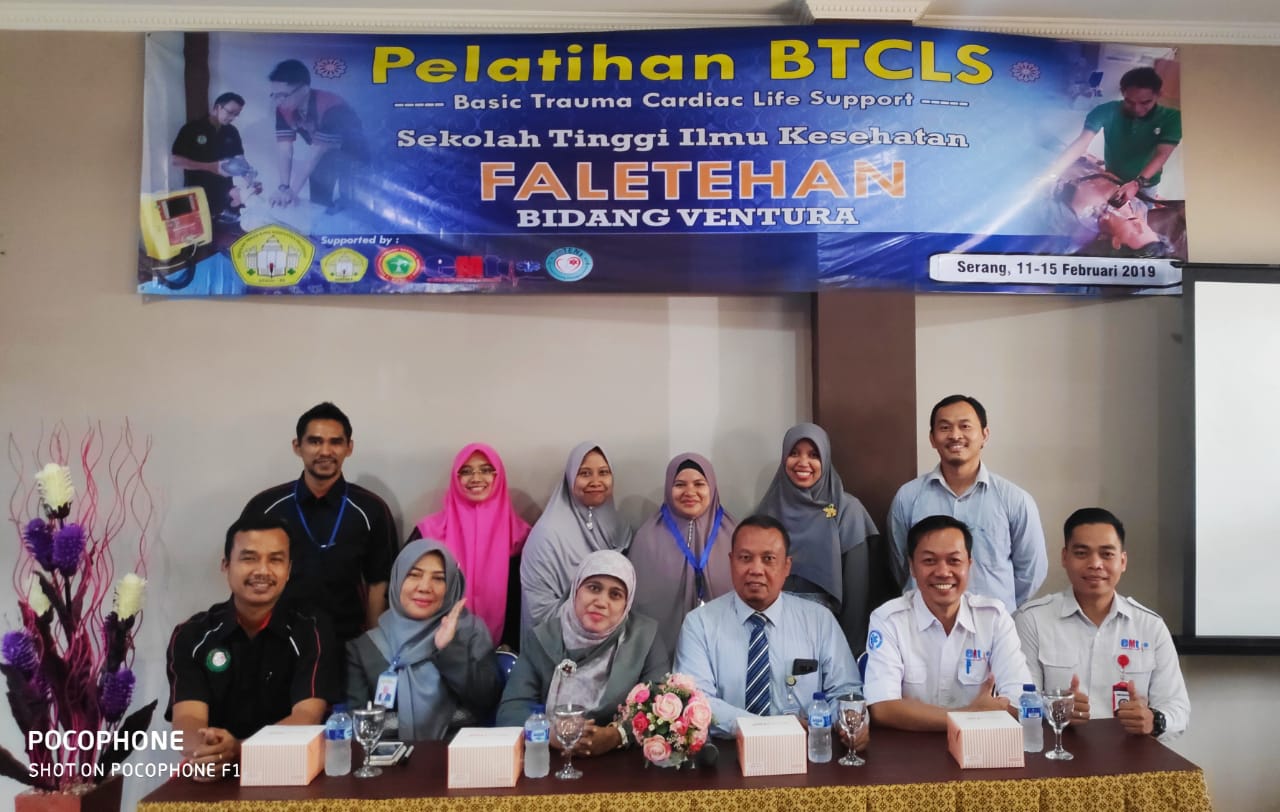 Pelatihan BTCLS STIKes Faletehan Serang